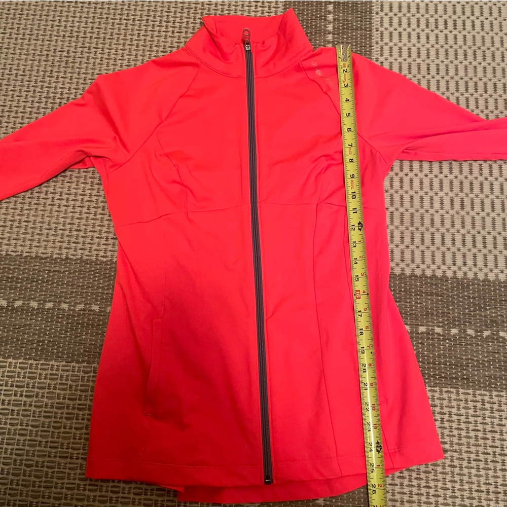 Under Armour Women's UA Meridian Jacket - bright coral orange - size Medium - Picture 11 of 11